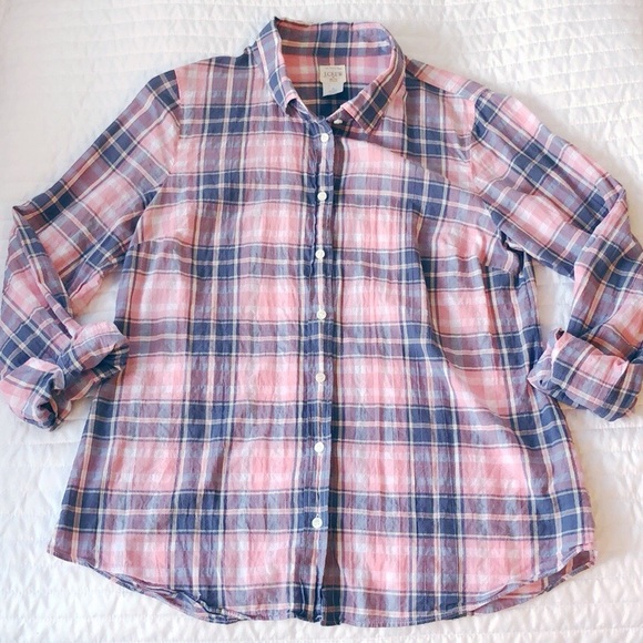 J. Crew Tops - J. Crew Button Down “The Perfect Shirt”